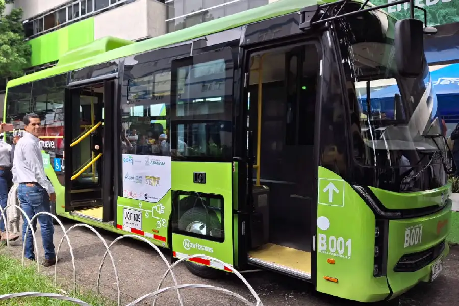 bus eléctrico del Quindío