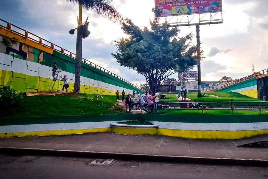 Artillería Verde Sur embelleció sector de La Cejita