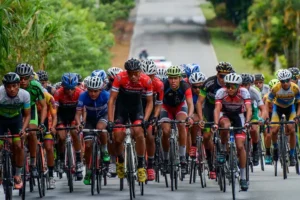 carrera ciclística en el Quindío