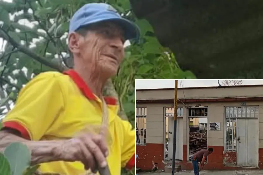 murió al caerle una pared encima