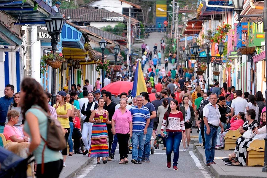 turistas en el Quindío